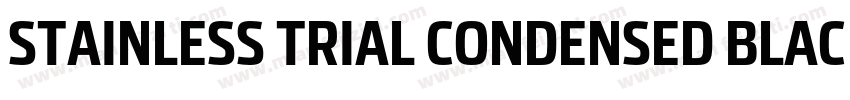 STAINLESS TRIAL CONDENSED BLAC字体转换